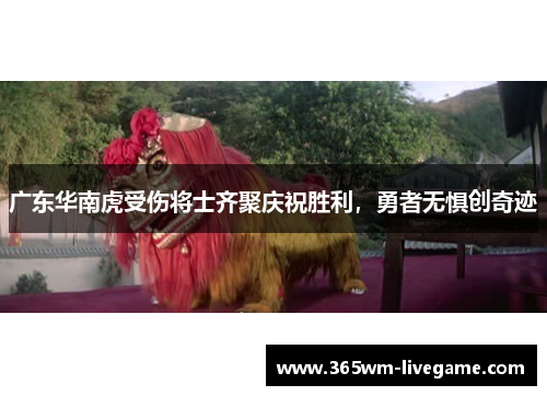 广东华南虎受伤将士齐聚庆祝胜利，勇者无惧创奇迹